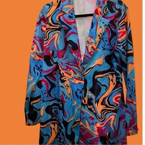 🥂Vibrant Abstract Blazer🥂